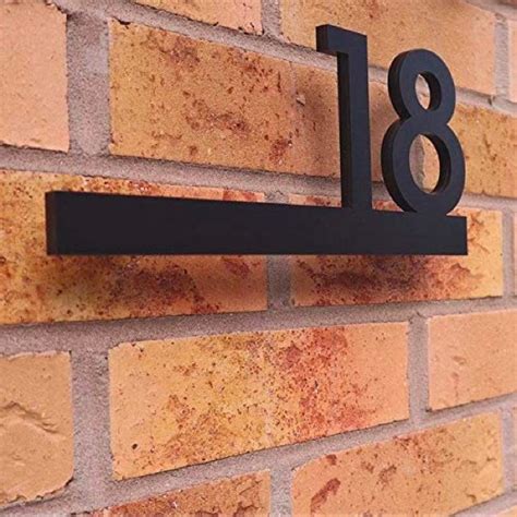 House Number Housewarming T Metal Number Sign Number Plaque
