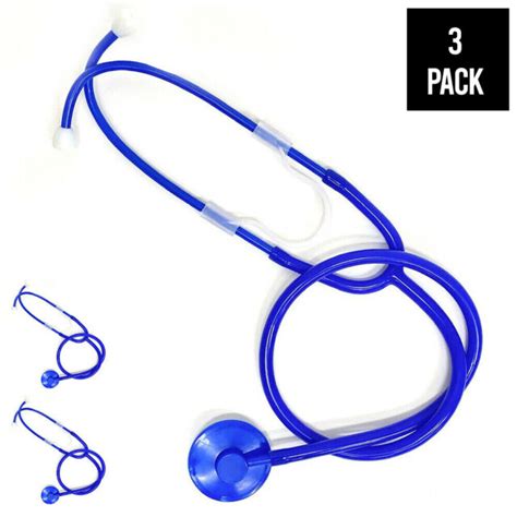 Stethoscopes Disposable Red 215 Tube Single Head 3 Pack Ebay