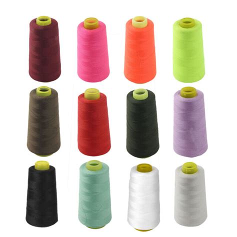 3000 Yard Industrial Overlock Sewing Machine Polyester Thread Cone