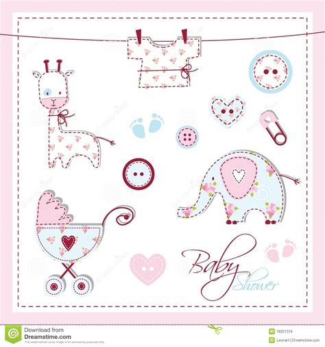 Here are 60 incredible free patterns all with pictured tutorials on how to make the perfect gift… the tutorial for the baby life quilt includes pictured instructions, as well as a printable pdf of the letters for you to applique on. Baby Shower Design Elements Stock Vector - Illustration of card, bright: 18251316