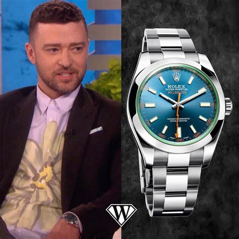 Justin Timberlake Rolex Milgauss