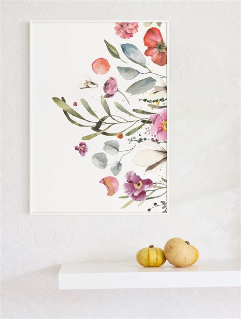Flower Printable Wall Art Floral Wall Art Floral Poster Etsy In 2023