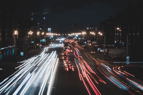Night City Traffic Road Wallpaper Hd City 4k Wallpapers Images