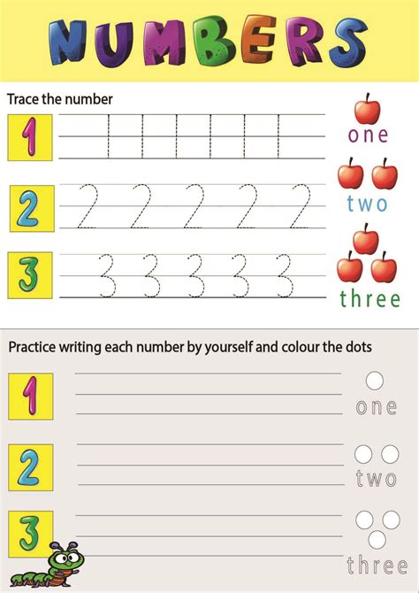 Grade 1 Mathematics Worksheet Numbers 1 3 • Teacha