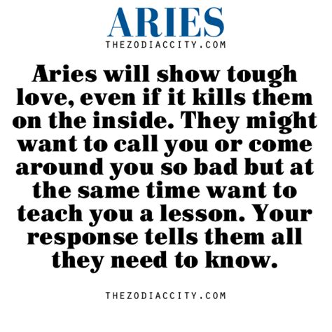 Zodiac Aries Facts — Aries Will Show Tough Love Even If It Kills Them