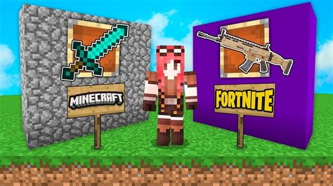 Minecraft and fortnite are 2 of the biggest video games of all time. Minecraft ITA - ARMI DI FORTNITE VS ARMI DI MINECRAFT ...
