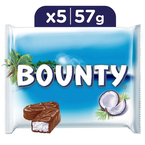 Bounty Milk Chocolate Bars 57g X 5pcs Online At Best Price Covrd Chocobarsandtab Lulu Qatar