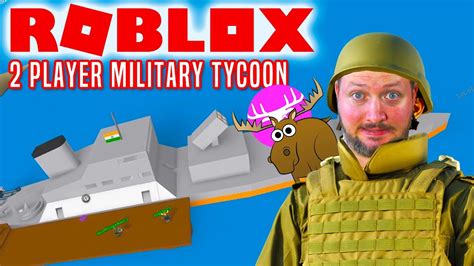 Vi Er I Krig Roblox 2 Player Military Tycoon Dansk Youtube