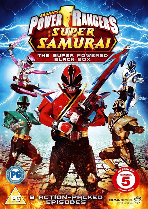 Power Rangers Super Samurai Volume The Super Powered Black Box Dvd