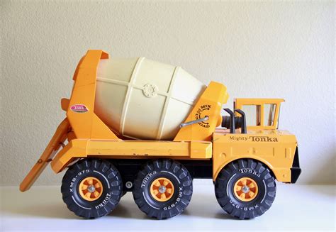 Vintage Mighty Tonka Orange Cement Mixer Vintage Mighty Tonka Trucks Vintage Tonka Toys