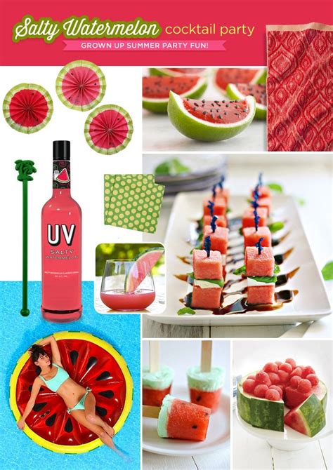 Check spelling or type a new query. "Salty Watermelon" Summer Cocktail Party Theme // Hostess ...