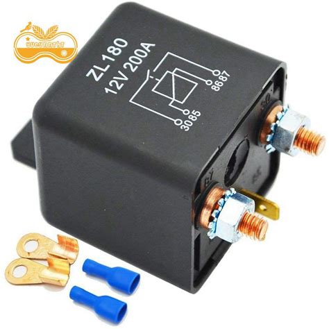 12v 200a Relay Truck Engine Automobile Boat Car Starter Heavy Duty