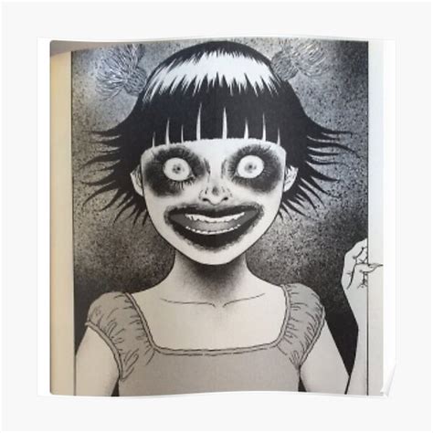 Chair Scary Junji Ito Poster For Sale By Didi250895 Redbubble