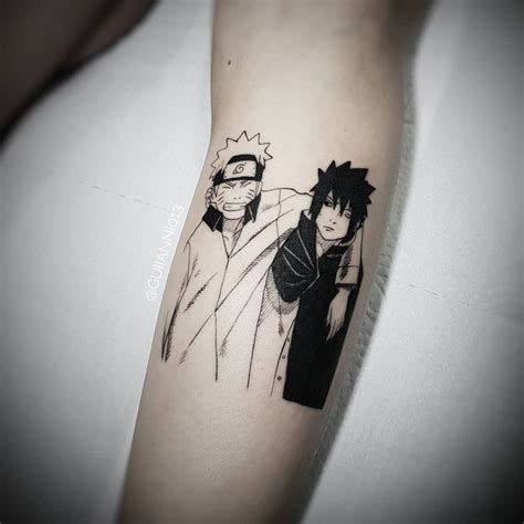 Naruto E Sasuke Animetattoo Anime Tattoo Tattoos Inked
