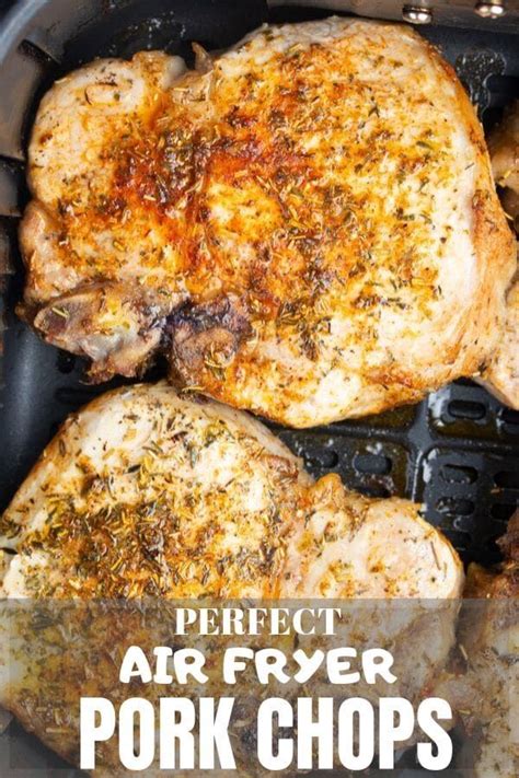 You can enjoy the best taste within a short time by. Perfect Air Fryer Pork Chops | Recipe | Air fryer dinner recipes, Air fryer pork chops, Air ...