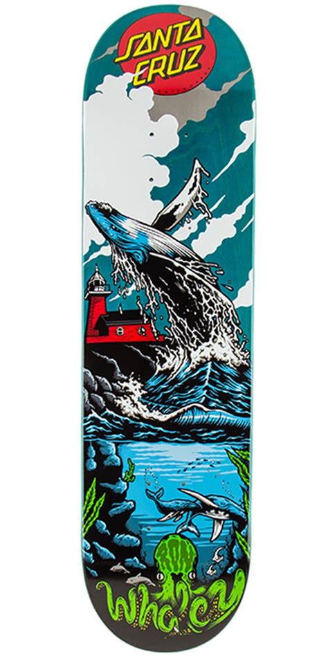 The californian brand has made a name for themselves with iconic designs like the screaming hand or roskopp face. Santa Cruz Whaley Humpback Skateboard Deck - 8.2"