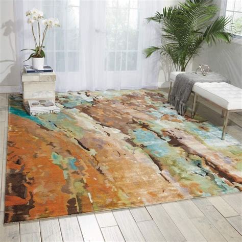 Nourison Prismatic Multicolor Carpet • Online Carpets