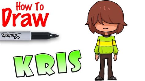 How To Draw Kris Deltarune YouTube