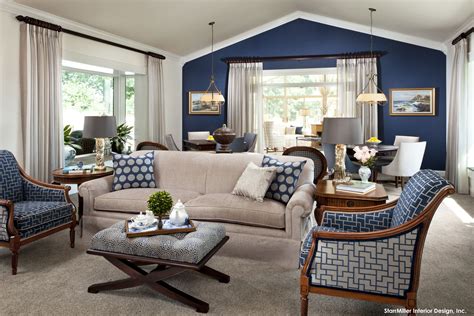 lovely living room designs  blue accents home design lover