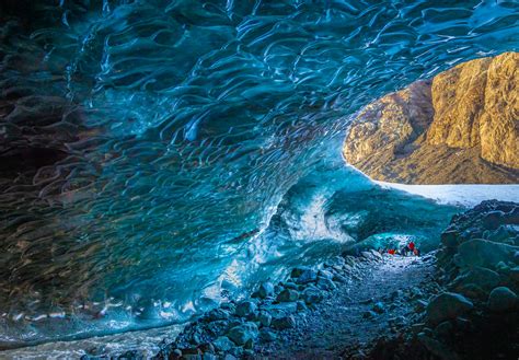 Exiting Ice Cave Iceland March 2022 The Opening To The R Flickr