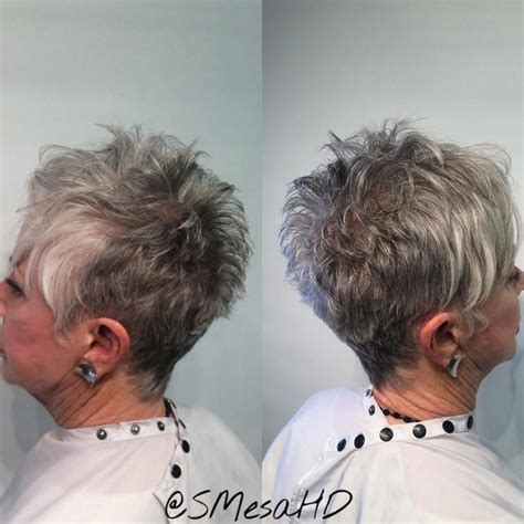 65 gorgeous hairstyles for gray hair to try in 2023 short spiked hair short spiky hairstyles