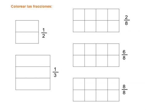 Dibujos De Fracciones Para Colorear E Imprimir Colorear Imágenes