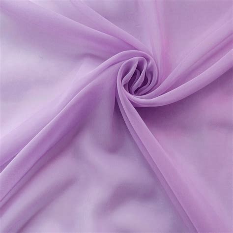 Chiffon Fabric Lilac By The Yard Fabric Direct