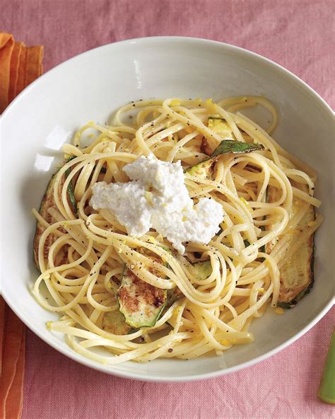 Zucchini Pasta With Ricotta Recipe Martha Stewart Recipes Zucchini