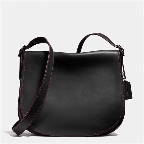 Coach Saddle Bag 35 In Glovetanned Leather In Black Lyst