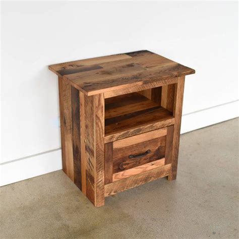 Rustic Bedside Table