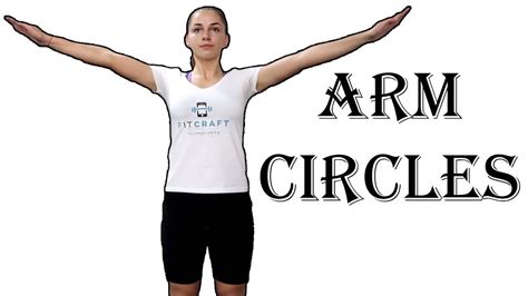 Best Exercise For Your Arms Arm Circles Female Youtube