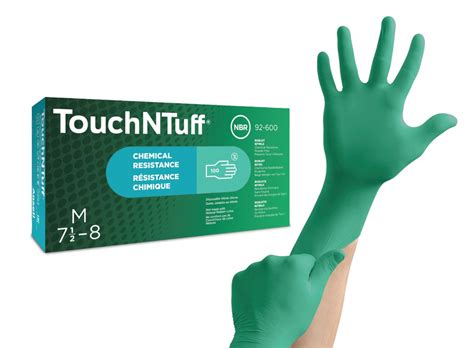 Ansell Touchntuff 92 600 Disposable Nitrile Gloves Powderfree 100 Pcs