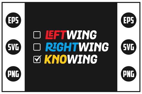 Left Wing Right Wing Knowing Graphic By The Design Factory · Creative
