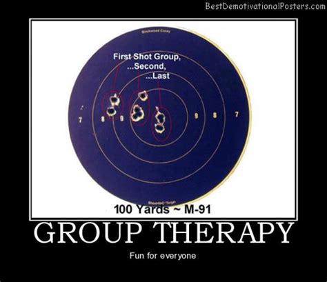 Group Therapy Demotivational Poster