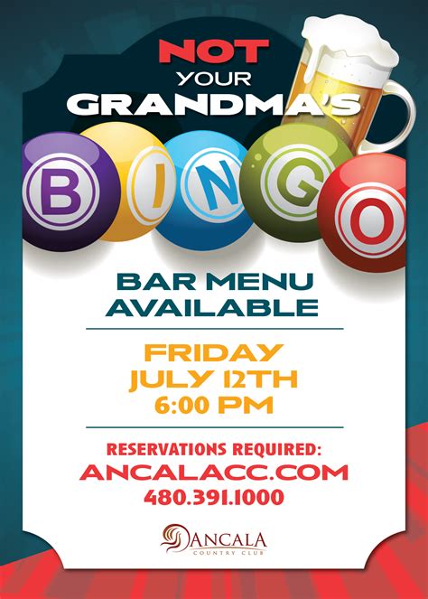 In this exciting game, we'll play three rounds with lots of opportunities to bag fab experiences and prizes. Bingo Night | Ancala Country Club | Friday, July 12, 2019