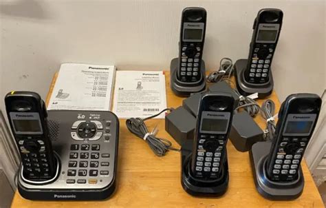 Panasonic Kx Tg9341t Dect 60 Wireless Phoneanswering Machine W 5