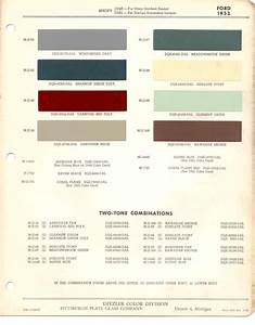 Paint Chips 1952 Ford Truck Lincoln Mercury Ford