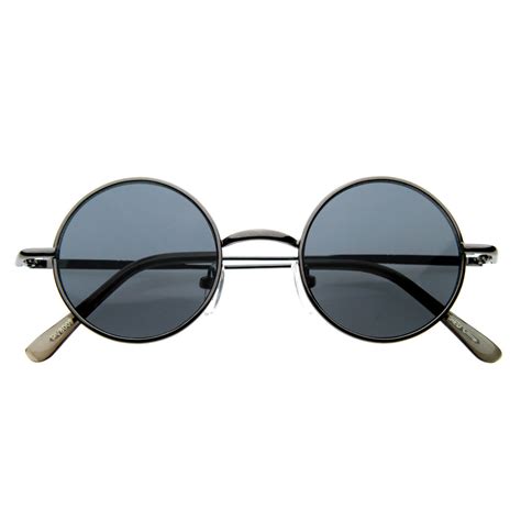 Small Retro Vintage Style Lennon Inspired Round Metal Circle Sunglasse Sunglass La