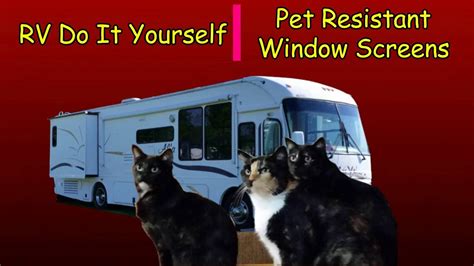 The house was built in the 80's and most windows can be opened by sliding half of it up and down. RV Do It Yourself - Pet Resistant Window Screens - YouTube