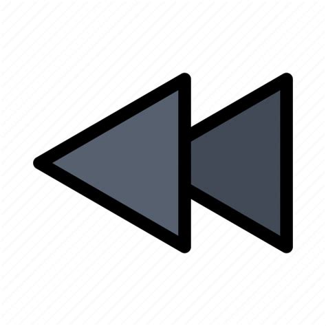 Arrow Back Reverse Rewind Icon Download On Iconfinder