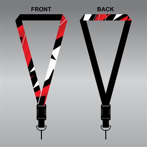 Lanyard Template Design For Company Purposes And More 26179926 Vector Art At Vecteezy