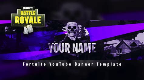Fortnite Youtube Banner Template