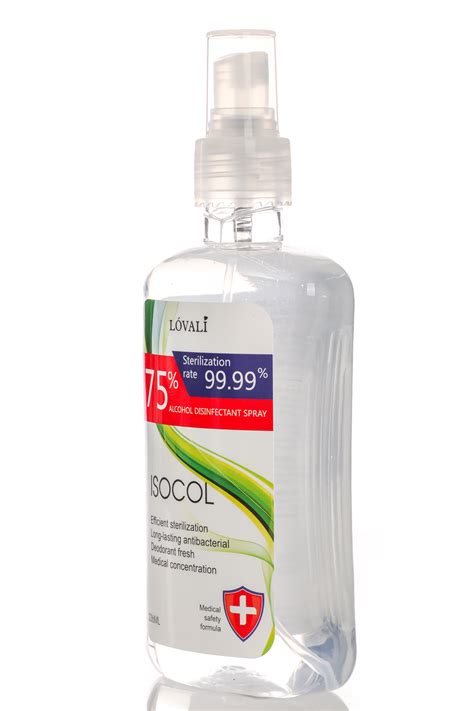 Clear Alcohol Antiseptic Disinfectant Spray Covid19