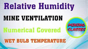 Relative Humidity Dry Bulb And Bulb Temperature Calculation Mine