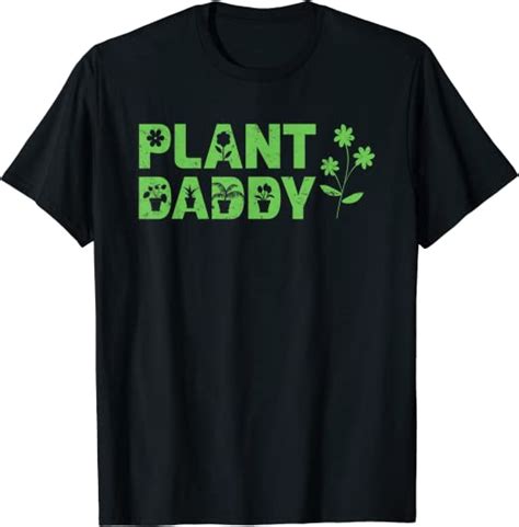 Mens Funny Gardening Plant Daddy Gardener Fathers Day T Shirt Amazon