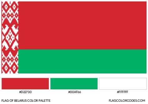 Belarus Flag Color Codes