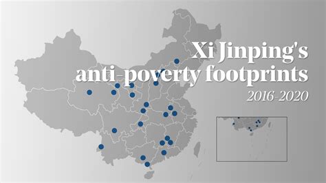 Mapping Xi Jinpings Poverty Alleviation Tours From 2016 2020 Cgtn