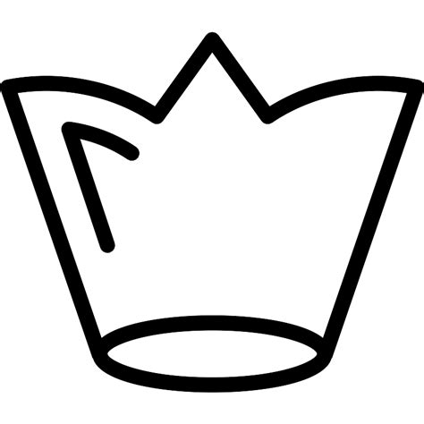 White Royal Crown Outline Vector Svg Icon Svg Repo