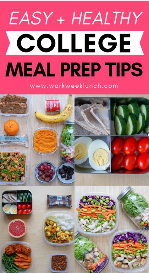 This Post Contains A Huge List Of College Meal Prep Tips For Students