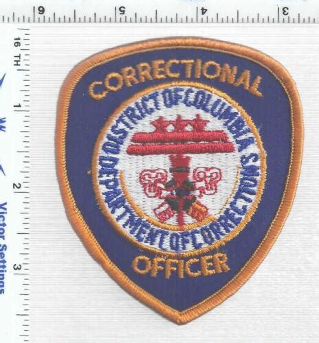 District Of Columbia Dept Of Corrections Officer 2nd Issue Shoulder
